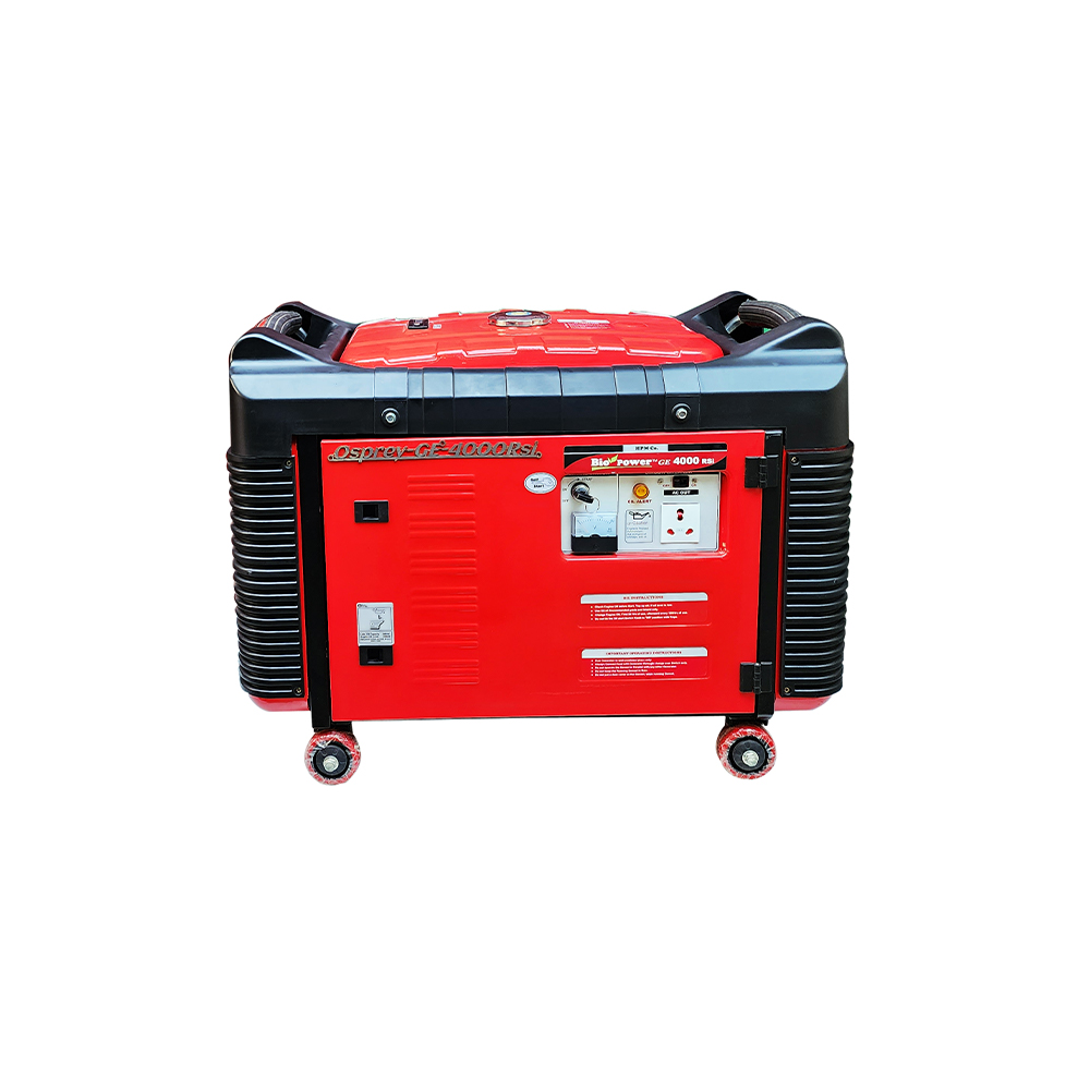 4 KVA Portable Generator, Petrol Run, Model Osprey GE-4000RSi, Recoil & Self Start